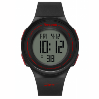 Reebok GENIAL RV-GEN-U9-PBPB-WR | Black Red | 42MM | 5 ATM | 2Y Warranty